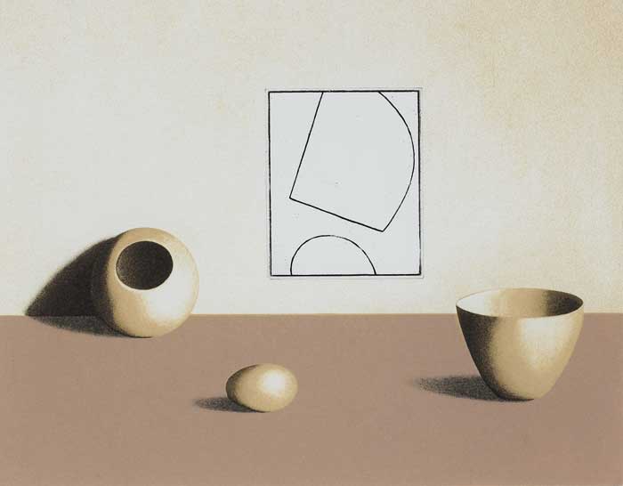 VESSEL WITH ABSTRACT, 2008 by Liam Belton RHA (b.1947) at Whyte's Auctions