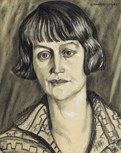 MADAME BANNARD-COGLEY,1930 by Harry Kernoff RHA (1900-1974) at Whyte's Auctions