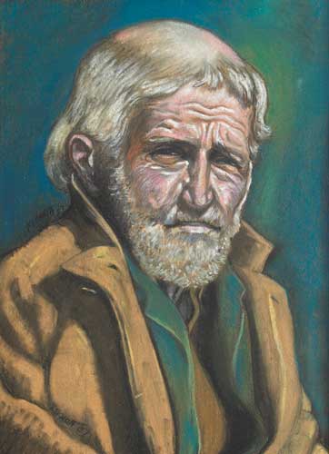PORTRAIT OF MAN, 1957 by Harry Kernoff RHA (1900-1974) at Whyte's Auctions