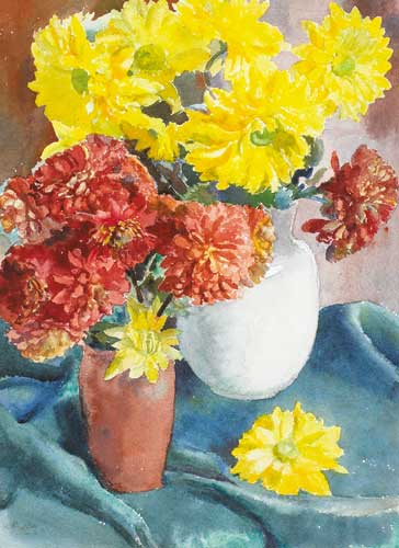 CHRYSANTHEMUMS by Moyra Barry (1885-1960) at Whyte's Auctions