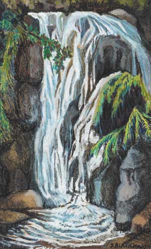 WATERFALL by Dorothy Blackham (1896-1975) at Whyte's Auctions