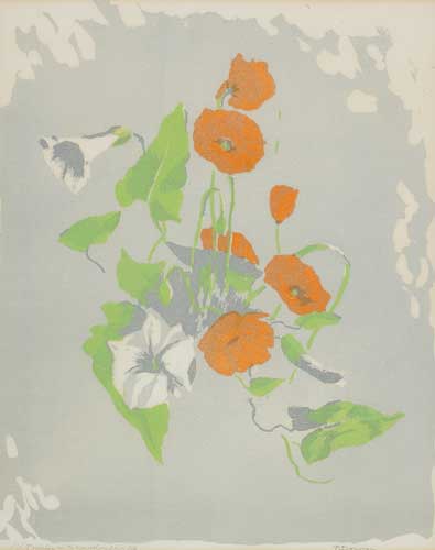 POPPIES WITH CONVOLVULUS by Phoebe Donovan sold for �170 at Whyte's Auctions