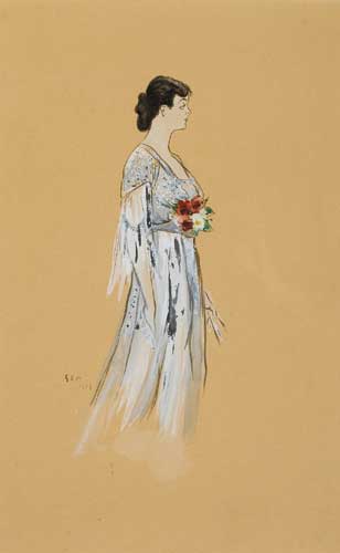 MRS CLAUDE BEDDINGTON, 1909 by Serge Goursat, 'Sem' (French, 1863-1934) at Whyte's Auctions