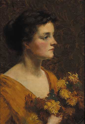 PORTRAIT OF A LADY BELIEVED TO BE CAROLINE MURDOCH at Whyte's Auctions