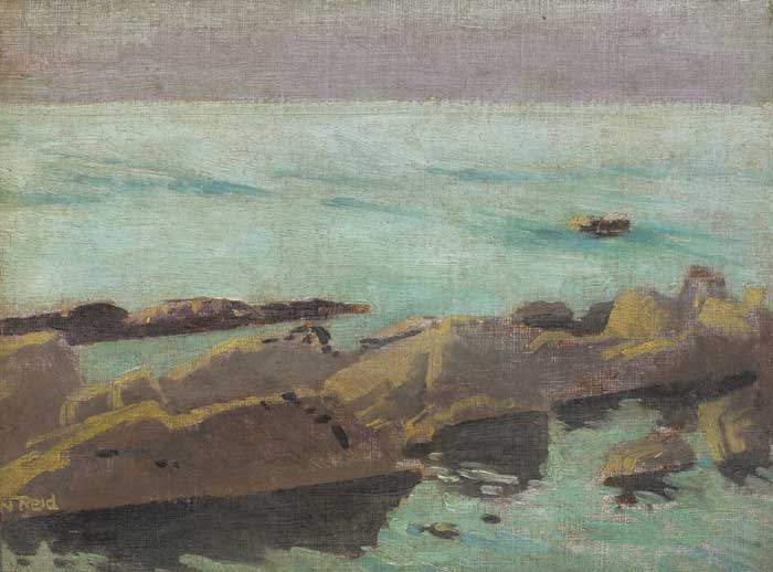 ROCKS AND SEA by Nano Reid (1900-1981) at Whyte's Auctions