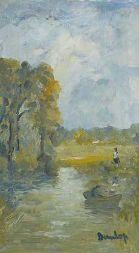 BACKWATER OF THE ARUN by Ronald Ossory Dunlop RA RBA NEAC (1894-1973) at Whyte's Auctions