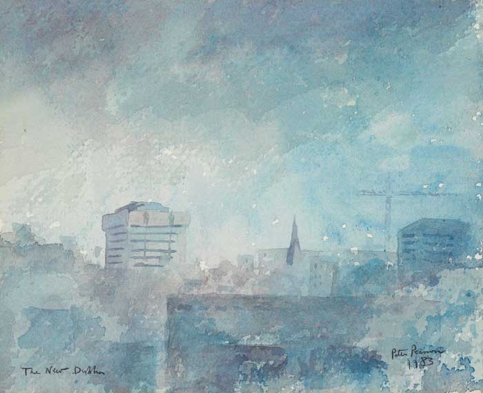 THE NEW DUBLIN, 1983 by Peter Pearson sold for �450 at Whyte's Auctions