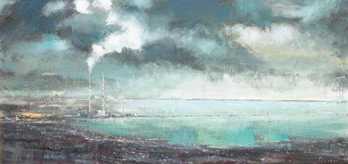 SMOKESTACKS, DUBLIN BAY, 2007 by Peter Pearson sold for �3,000 at Whyte's Auctions