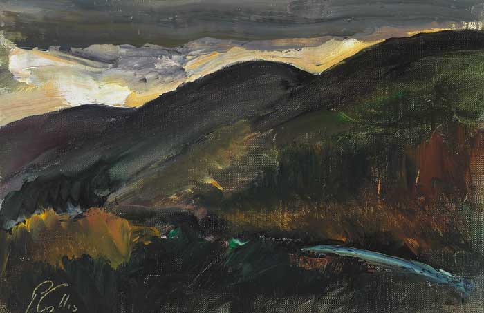 POWERSCOURT MOUNTAIN II by Peter Collis RHA (1929-2012) at Whyte's Auctions