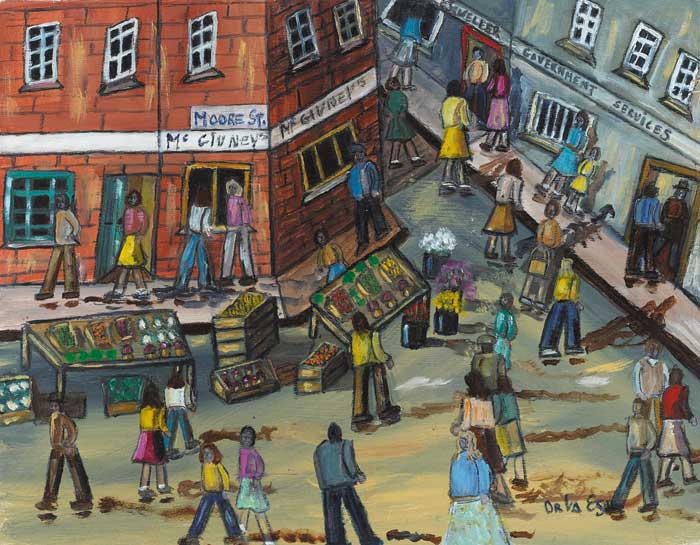 THE MARKET IN MOORE STREET, DUBLIN by Orla Egan at Whyte's Auctions ...