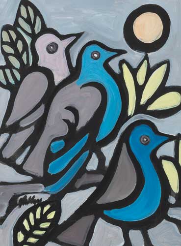LOVE DOVES by Markey Robinson (1918-1999) at Whyte's Auctions