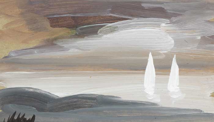 TWO WHITE SAILS by Markey Robinson (1918-1999) at Whyte's Auctions