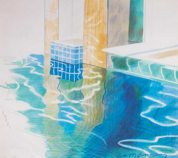 POOL, 1976 by David Hockney RA (British, b.1937) at Whyte's Auctions