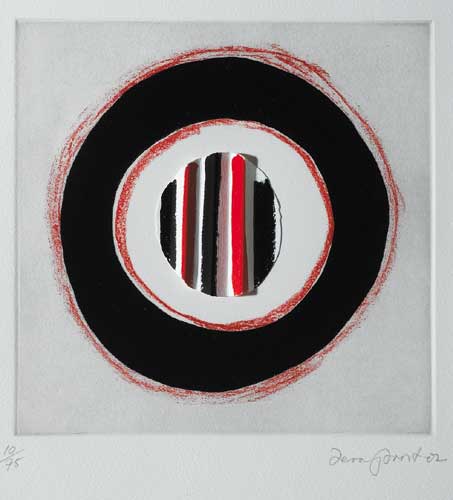 THREE STRIPES FOR RED, 2002 by Sir Terry Frost sold for �600 at Whyte's Auctions