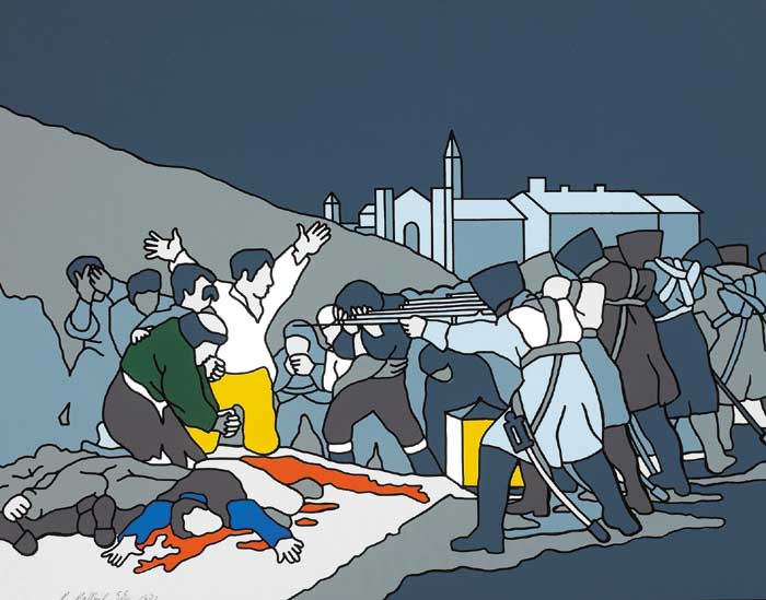 THE THIRD OF MAY, AFTER GOYA, 1973 by Robert Ballagh (b.1943) at Whyte's Auctions