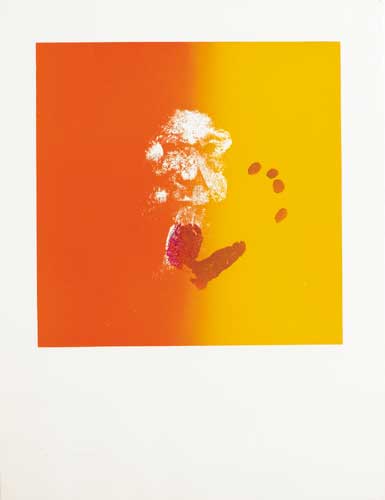 HEAD AND HANDPRINT / LA MAIN,1974 by Louis le Brocquy HRHA (1916-2012) at Whyte's Auctions