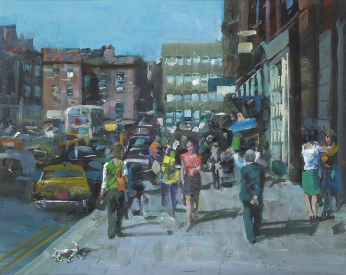 UPPER BAGGOT STREET by James le Jeune sold for �8,500 at Whyte's Auctions