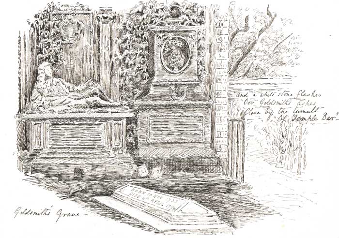 GOLDSMITH'S GRAVE by Lady Isabella Augusta Gregory (1852-1932) at Whyte's Auctions