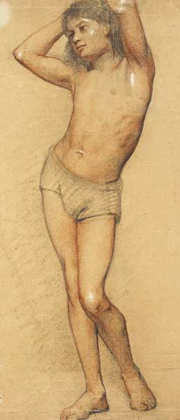 LIFE STUDY: YOUNG BOY by Marie Louise Catherine Breslau (Swiss, 1856-1927) at Whyte's Auctions
