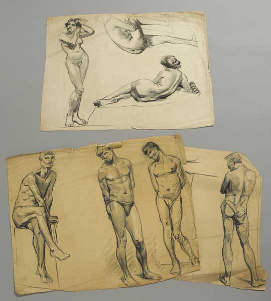 FOLIO OF APPROXIMATELY EIGHTY WORKS by Sarah Henrietta Purser HRHA (1848-1943) at Whyte's Auctions