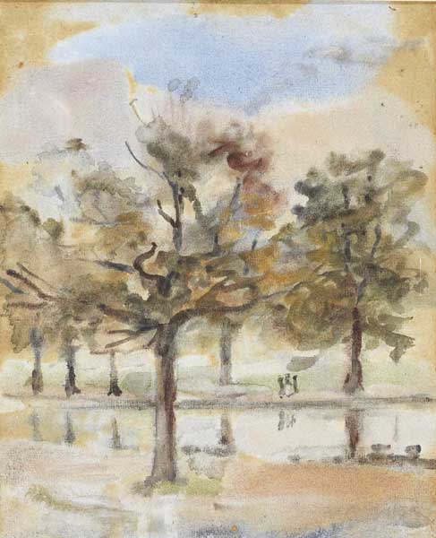 A WET DAY by Sarah Henrietta Purser sold for �1,000 at Whyte's Auctions