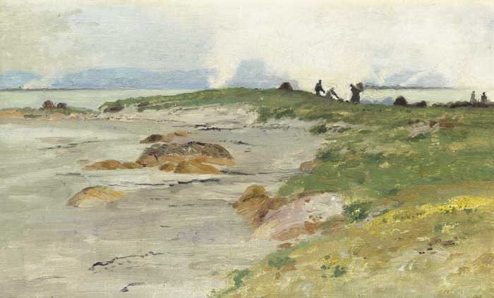 THE KELP BURNERS, INISHKERAGH, NORTH WEST DONEGAL by William Henry Bartlett ROI RBC (1858-1932) at Whyte's Auctions