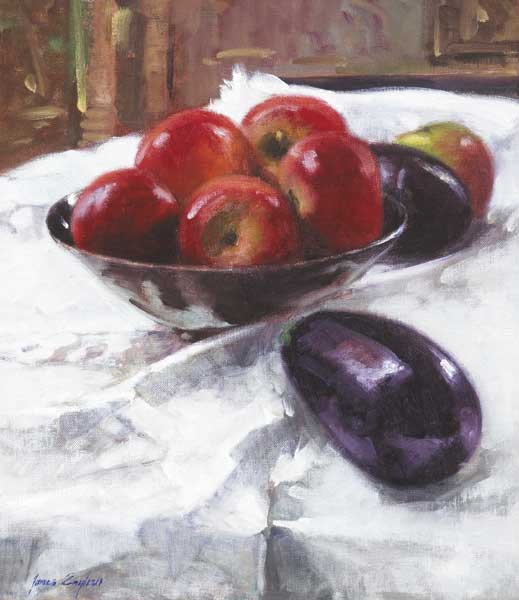 THE FRUIT BOWL by James English RHA (b.1946) at Whyte's Auctions