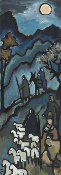 THE FLIGHT INTO EGYPT by Markey Robinson (1918-1999) at Whyte's Auctions