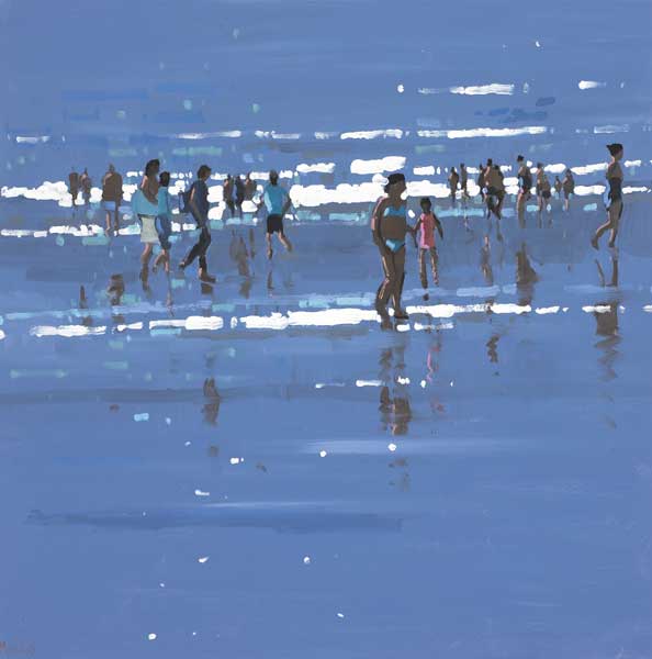 AUGUST DAY, INCH BEACH, COUNTY KERRY by John Morris (b.1958) at Whyte's Auctions