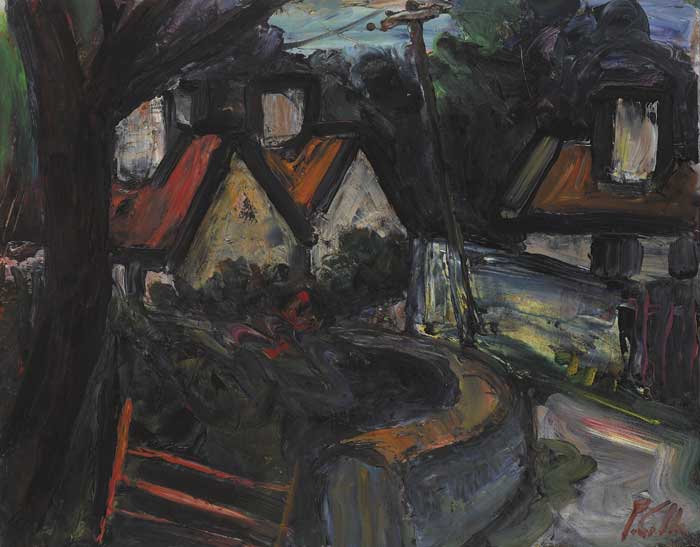 COTTAGES by Peter Collis RHA (1929-2012) at Whyte's Auctions