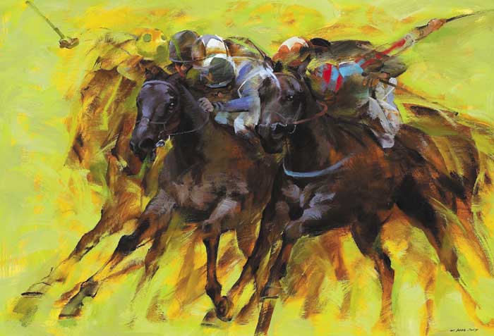 FINAL STRIDE, 2004 by Mao Wen Biao sold for �4,800 at Whyte's Auctions