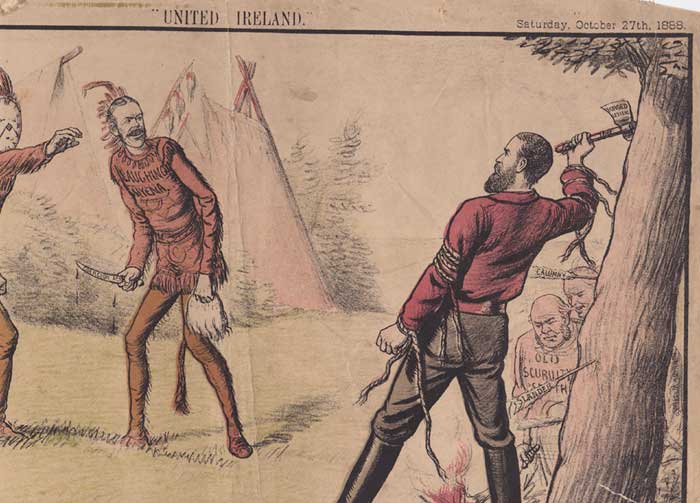 1880s Political cartoons from Weekly Independent, Weekly Freeman and St. Stephen's Review, including Parnell, Owen Roe and others. at Whyte's Auctions
