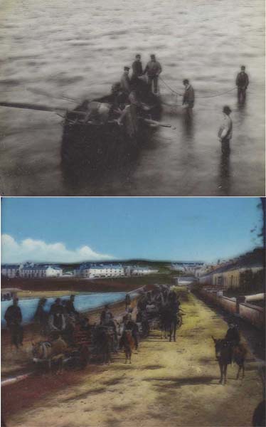 Circa 1900. A collection of handcoloured photographs on glass by Mason, Dublin at Whyte's Auctions