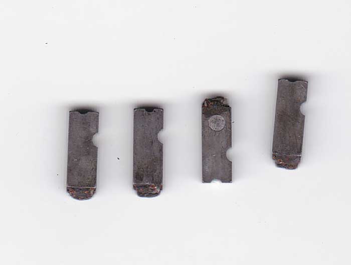 1916. Proclamation of the Irish Republic. Four pieces of type stated to have been used in its printing at Whyte's Auctions