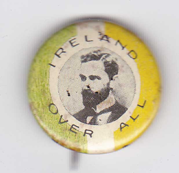 1916. Very rare Roger Casement badge: "Ireland over All" at Whyte's Auctions