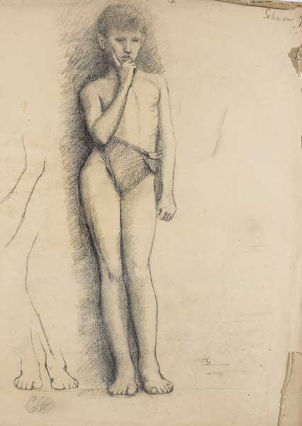 LIFE STUDY OF A YOUNG BOY, "SOLOMON" at Whyte's Auctions