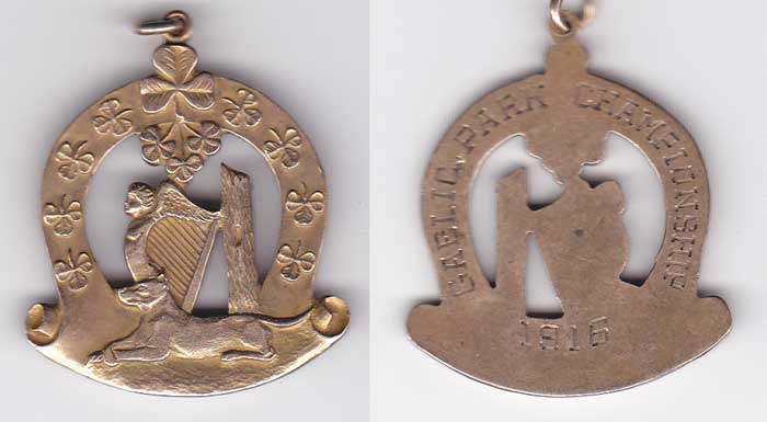 1916 Gaelic Park Championship Medal at Whyte's Auctions