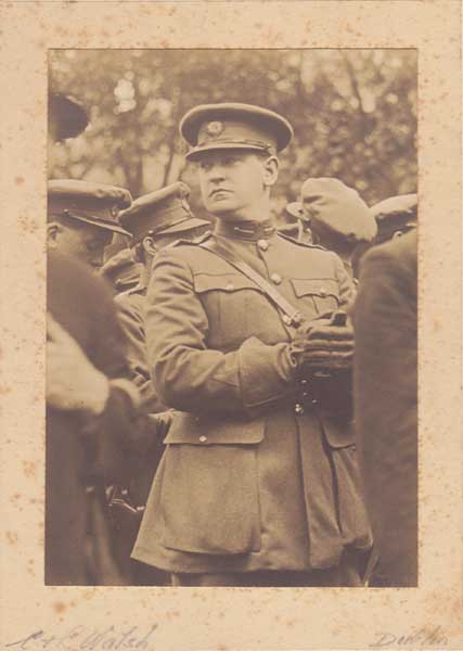 1922. Michael Collins in General's uniform original photograph by C & L Walsh at Whyte's Auctions