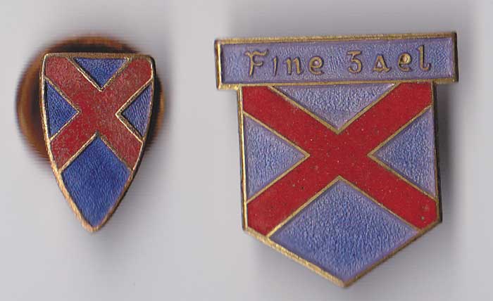 1930s Fine Gael badges-two different types at Whyte's Auctions