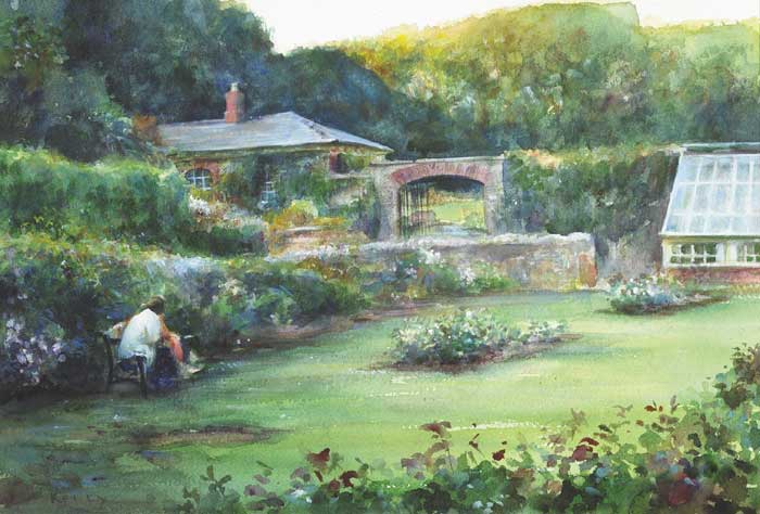 SUMMER GARDEN, ARDGILLAN CASTLE by Paul Kelly (b.1968) at Whyte's Auctions