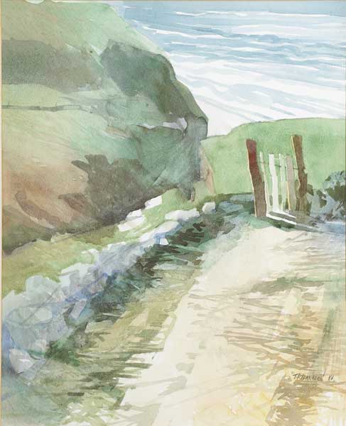 PORT, COUNTY DONEGAL, 1986 by Terence P. Flanagan RHA PPRUA (1929-2011) at Whyte's Auctions