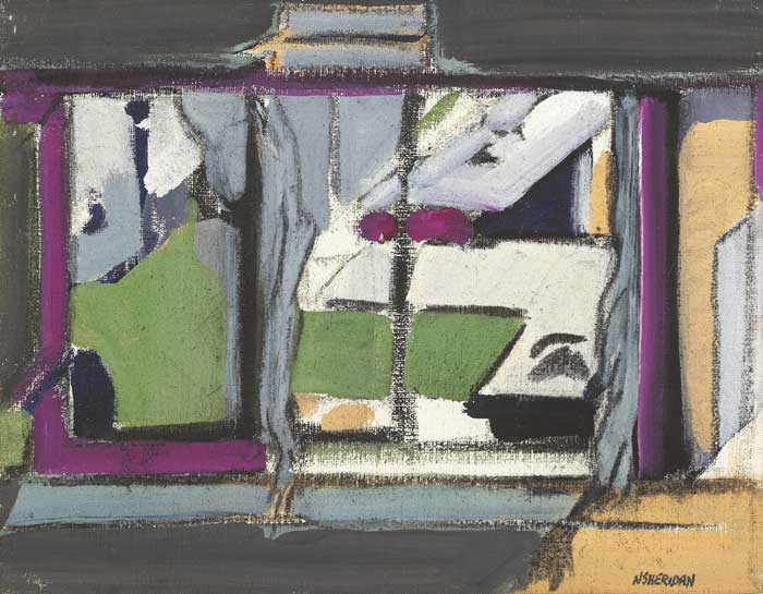 WINDOW NO.1, 1967 by Noel Sheridan sold for �750 at Whyte's Auctions