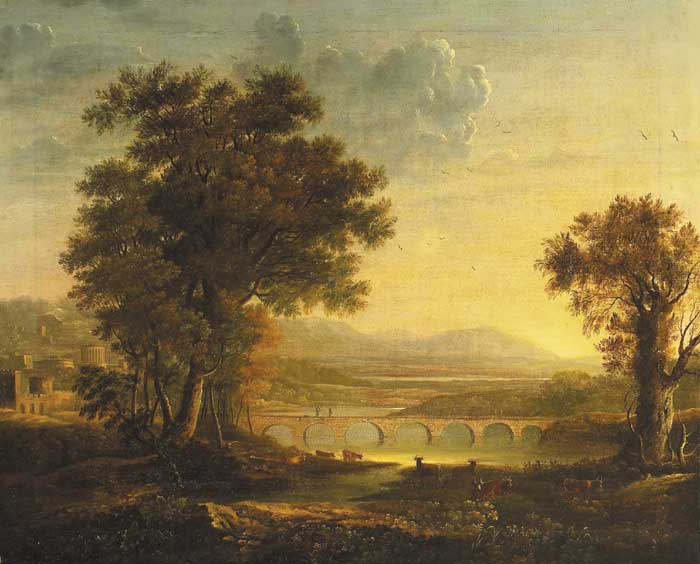 A CLASSICAL LANDSCAPE COMPOSITION by Jeremiah Hodges Mulcahy RHA (fl. c.1830-1889) at Whyte's Auctions