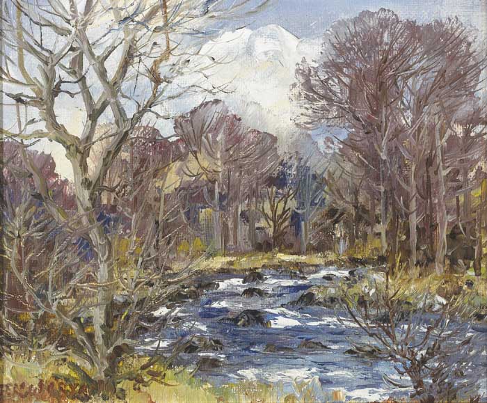 ANNAMOE RIVER, COUNTY WICKLOW, c.1969 by Fergus O'Ryan sold for 800 at Whyte's Auctions