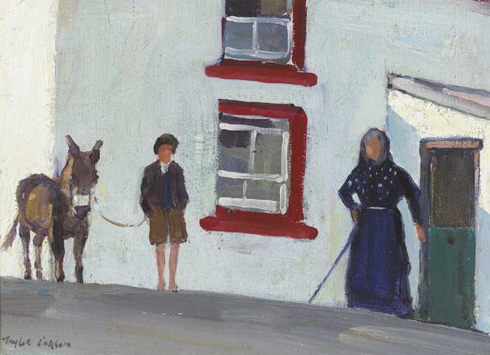 DOOEY, COUNTY DONEGAL, 1950 by Robert Taylor Carson sold for 1,800 at Whyte's Auctions