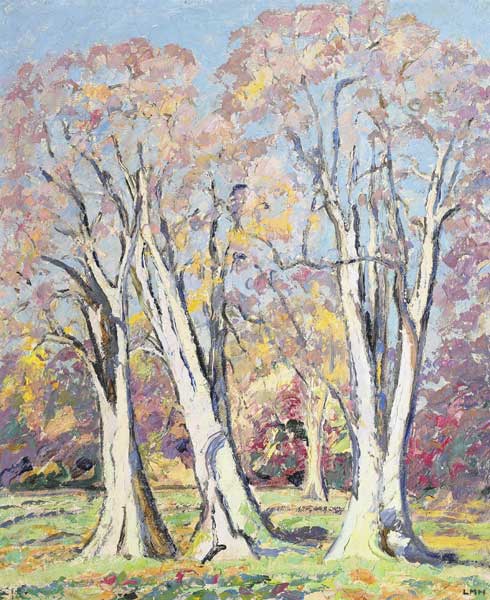 TREES IN BLOSSOM, SPRING by Letitia Marion Hamilton RHA (1878-1964) at Whyte's Auctions
