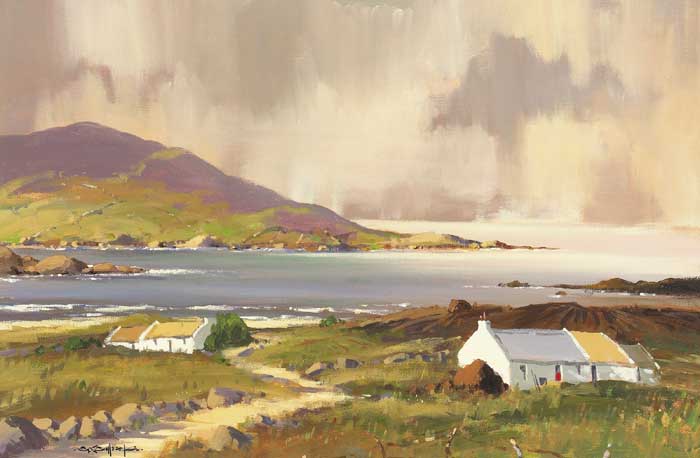 ON GALWAY COAST NEAR SALRUCK by George K. Gillespie RUA (1924-1995) at Whyte's Auctions