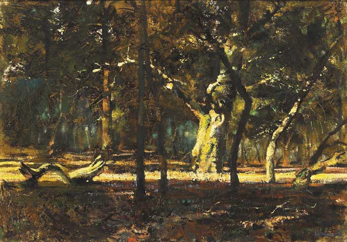 SUNLIGHT THROUGH THE TREES, circa 1985 by Arthur K. Maderson (b.1942) at Whyte's Auctions