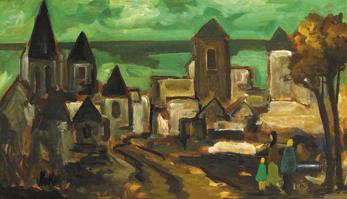 ENTERING THE OLD CITY by Markey Robinson (1918-1999) at Whyte's Auctions