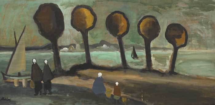 FOUR FIGURES by Markey Robinson (1918-1999) at Whyte's Auctions